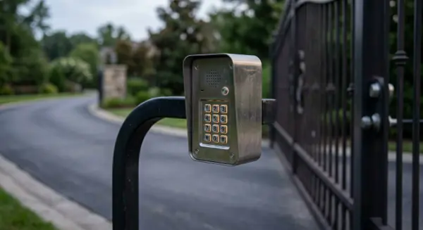 Gate access control keypad – automatic gate keypad installation North County San Diego by 24/7 Premium Doors and Gates